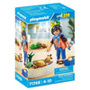 PLAYMOBIL 71748 Bambino con famiglia di tartarughe nel terrario, La mia vita, 20 pezzi, dai 4 anni in su