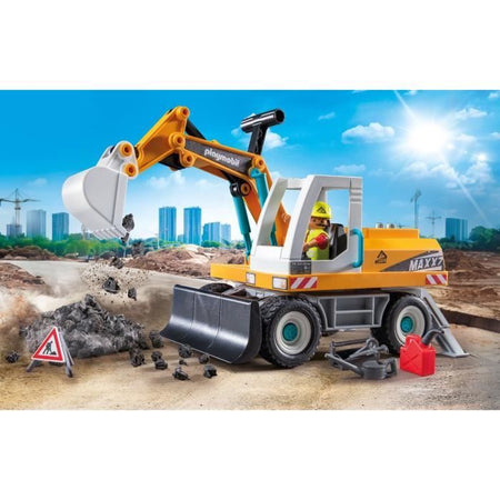 PLAYMOBIL 71749 Escavatore meccanico e operaio