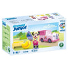 PLAYMOBIL Junior 71770 Minnie con carretto della frutta, Disney, 8 pezzi, dai 12 mesi