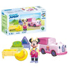 PLAYMOBIL Junior 71770 Minnie con carretto della frutta, Disney, 8 pezzi, dai 12 mesi