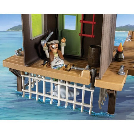 PLAYMOBIL 71792 Porto e covo dei pirati con prigioni