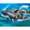 PLAYMOBIL 71793 Pirata e squalo con mascella articolata