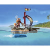 PLAYMOBIL 71794 Pirata con zattera galleggiante e tesoro