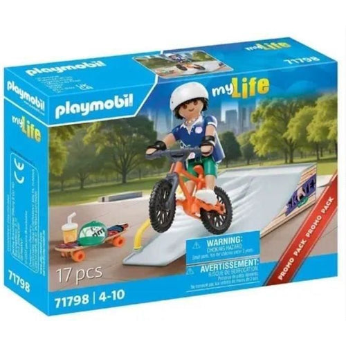 PLAYMOBIL 71798 Snowboarder con rampa scivolo