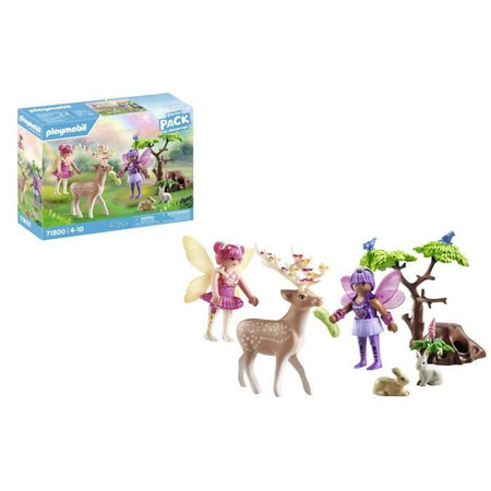 PLAYMOBIL 71800 Duo di fate con animali della foresta