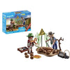 PLAYMOBIL 71805 Ricercatori e sito paleontologico con fossili, My Life, Dinos, 41 pezzi, dai 4 anni in su