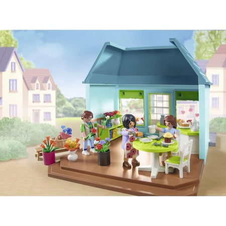 PLAYMOBIL 71807 Fioraio e sala da tè