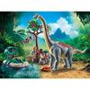 PLAYMOBIL 71819 Brachiosauro, Esploratori, Hovercraft