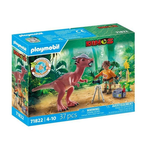 PLAYMOBIL 71822 Stygimoloch, Ricercatore e Accessori, Dinos, 37 pezzi, Età 4+