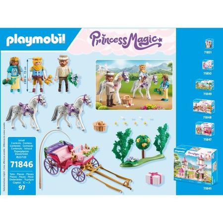 PLAYMOBIL 71846 Carrozza con coppia principesca e cocchiere