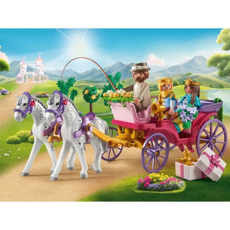 PLAYMOBIL 71846 Carrozza con coppia principesca e cocchiere