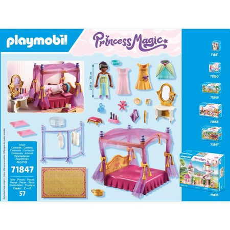 PLAYMOBIL 71847 Camera da letto della principessa con letto a baldacchino