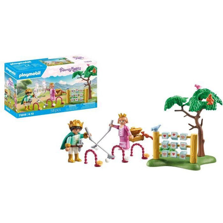 PLAYMOBIL 71849 Giochi da giardino reali con i bambini