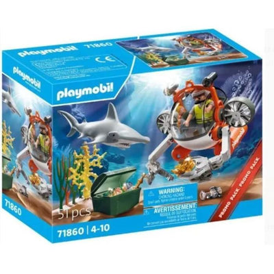 Playmobil 71860 Caccia al tesoro con sottomarino, confezioni promozionali