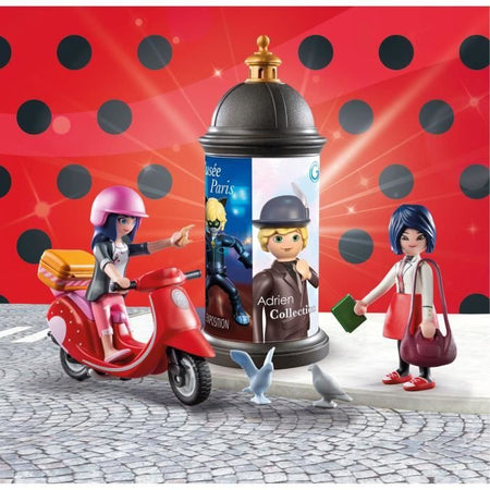 PLAYMOBIL 71864 Miraculous: Marinette sullo scooter e Kagami