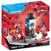 PLAYMOBIL 71864 Miraculous: Marinette sullo scooter e Kagami