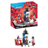 PLAYMOBIL 71864 Miraculous: Marinette sullo scooter e Kagami
