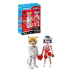 PLAYMOBIL 71865 Matrimonio di Ladybug e Chat Noir, Miraculous, 17 pezzi, dai 4 anni in su