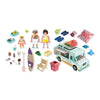 Playmobil 71904 Camion dei gelati e 3 personaggi, Vacanza al mare