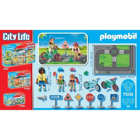 PLAYMOBIL - Classe di sicurezza stradale - Rosso - 71332