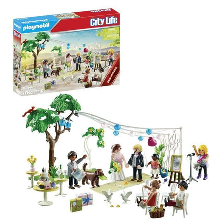 PLAYMOBIL - Cerimonia di matrimonio - Vita in città - Bianco - Età 4