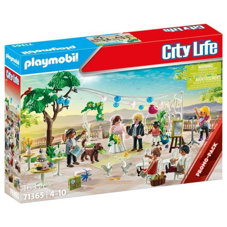 PLAYMOBIL - Cerimonia di matrimonio - Vita in città - Bianco - Età 4
