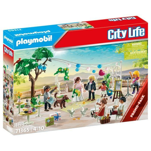 PLAYMOBIL - Cerimonia di matrimonio - Vita in città - Bianco - Età 4