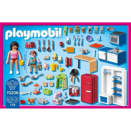 PLAYMOBIL 70206 - Casa delle bambole La Maison Traditionnelle - Cucina familiare - Novità per il 2020