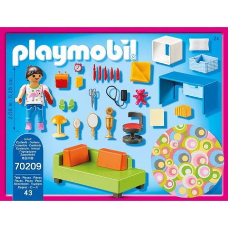 PLAYMOBIL 70209 - Camera per bambini con divano letto