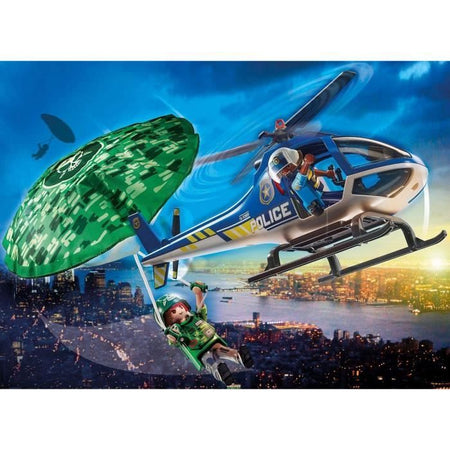 PLAYMOBIL - 70569 - Elicottero della polizia e paracadutista