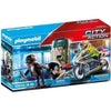 PLAYMOBIL - 70572 - Poliziotto con motocicletta e ladro