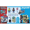 PLAYMOBIL - 70572 - Poliziotto con motocicletta e ladro