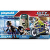 PLAYMOBIL - 70572 - Poliziotto con motocicletta e ladro