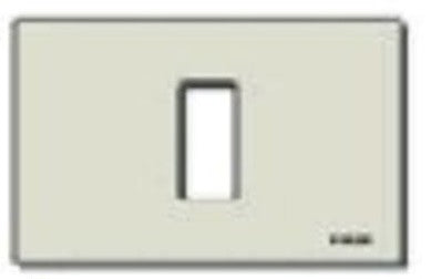 Placca 1F Scat Rett Alluminio 08635 Vimar