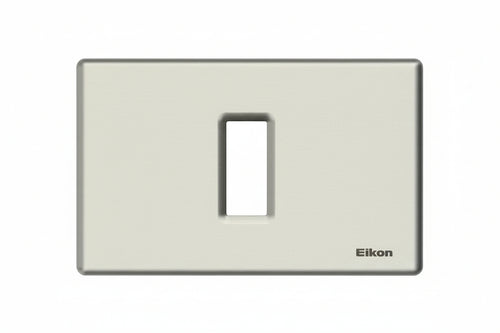 Placca 1F Scat Rett Alluminio 08635 Vimar