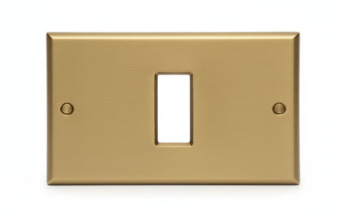 Placca 1F X Scat Rett Bronzo 08535.Br Vimar Concor