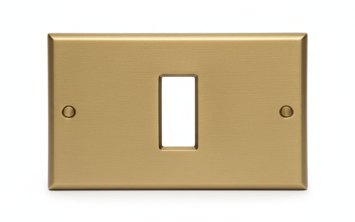 Placca 1F X Scat Rett Bronzo 08535.Br Vimar Concor