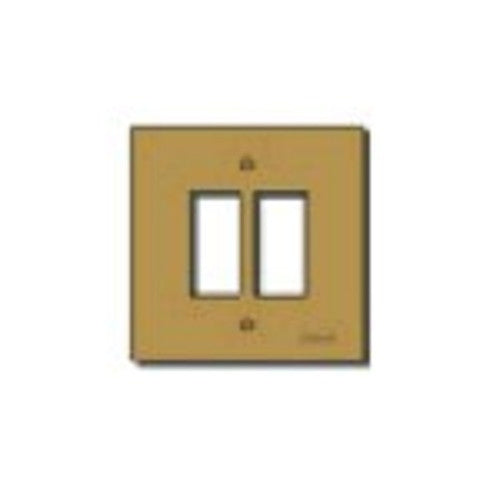 Placca 2 Foro Scat Tondo Bronzo 8506.Br Concorrenz