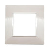 Placca 2F Mapam Sc Tonda Bianca Comp V/Plana 6002 Placca 6002-01 2P Bianco/Vmr-Pln Tecnopolimero