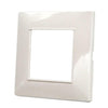 Placca 2F Mapam Sc Tonda Bianca Comp V/Plana 6002 Placca 6002-01 2P Bianco/Vmr-Pln Tecnopolimero