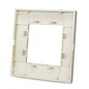 Placca 2F Mapam Sc Tonda Bianca Comp V/Plana 6002 Placca 6002-01 2P Bianco/Vmr-Pln Tecnopolimero
