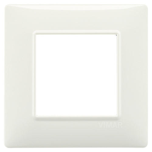 Placca 2F Plana Sc Tonda Avorio 14642.02