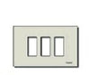 Placca 3 Foro X Scat Ret Allum Vimar 8637 Concorre