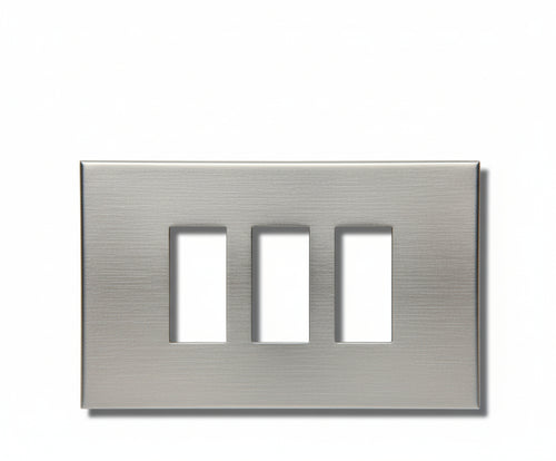 Placca 3 Foro X Scat Ret Allum Vimar 8637 Concorre