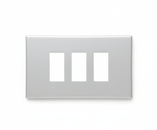 Placca 3 Foro X Scat Ret Allum Vimar 8637 Origin.