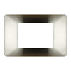 Placca 3F Argento Satin Mapam 6803-5 Comp V/Plana Placca 6803-5 Argento Satinato Metallo