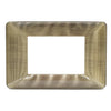 Placca 3F Bronzo Spazzol Mapam 6803-9 Comp V/Plana Placca 6803-9 Bronzo Spazzolato Metallo