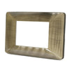 Placca 3F Bronzo Spazzol Mapam 6803-9 Comp V/Plana Placca 6803-9 Bronzo Spazzolato Metallo
