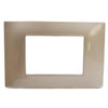 Placca 3F Champagne Mapam 6003-13 3P Comp V/Plana Compatibile Vimar Plana