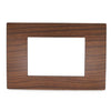 Placca 3F Ciliegio Mapam 6003-03 3P Comp V/Plana Compatibile Vimar Plana